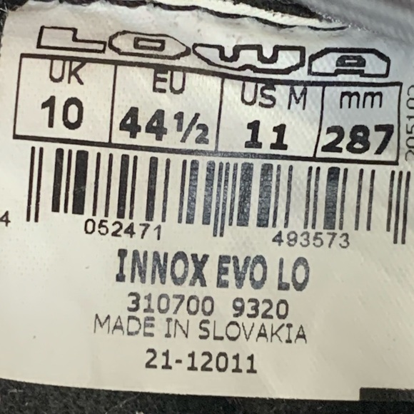 Mens Lowa Innox Evo  Lo size 11 - Picture 2 of 6